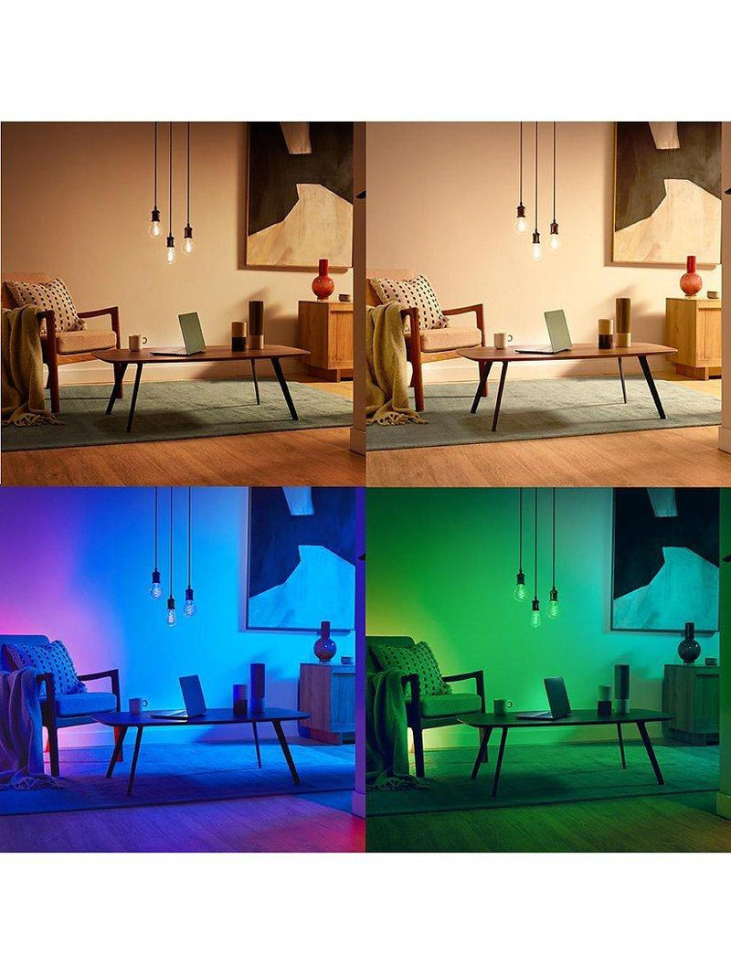 Philips Smart LED bulb E27 colour changing clear filament - British product