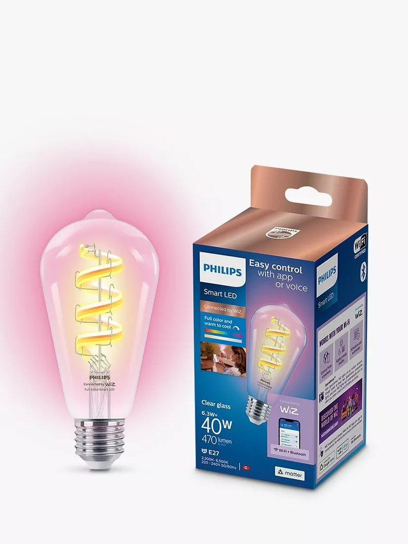 Philips Smart LED ST64 colour bulb (British brand)