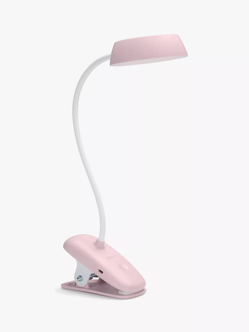 Lampe de table LED à pince Philips Donutclip, importée du Royaume-Uni