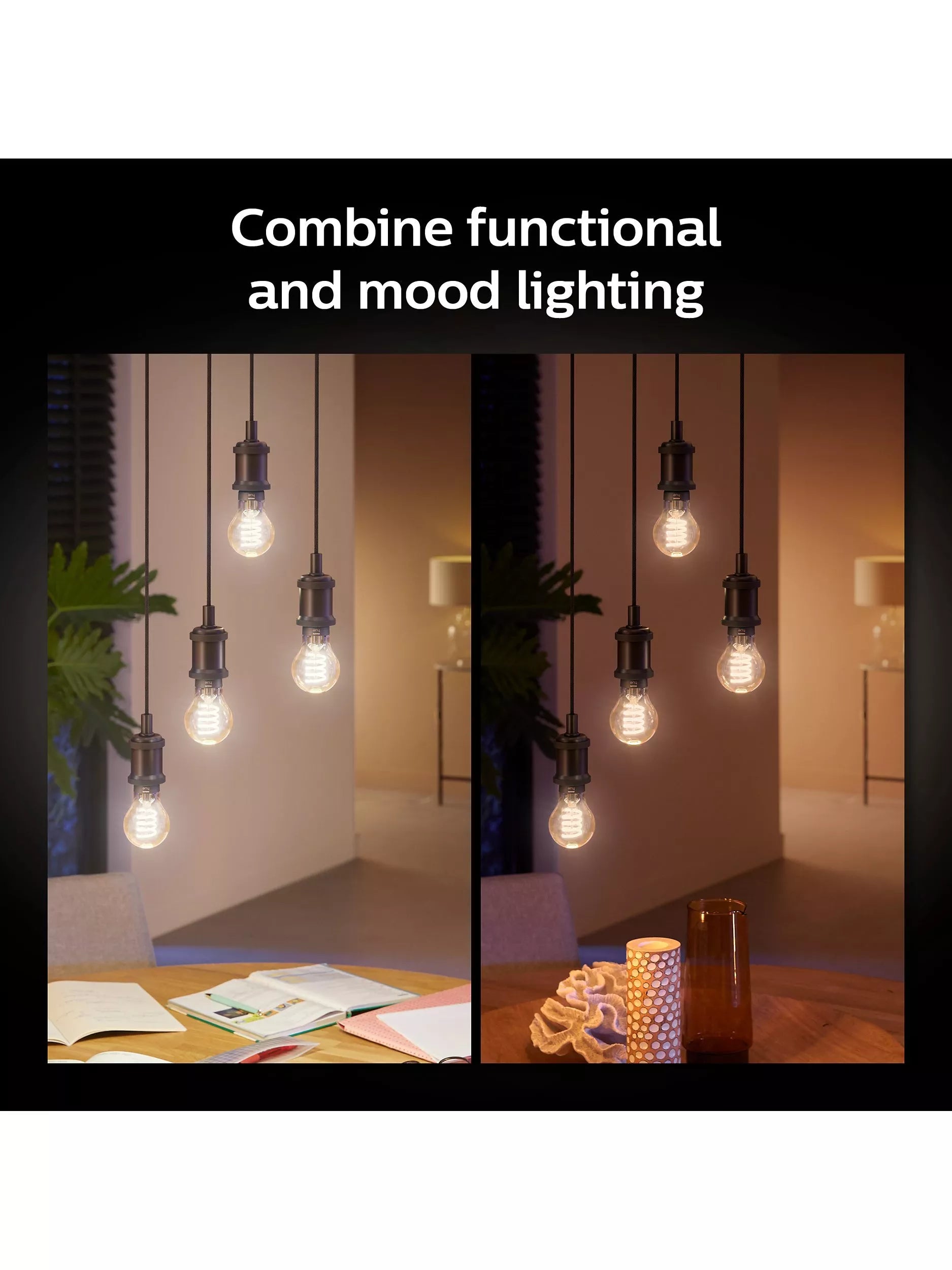 Philips Hue smart bulb white ambiance A60 E27 7W, imported from the UK
