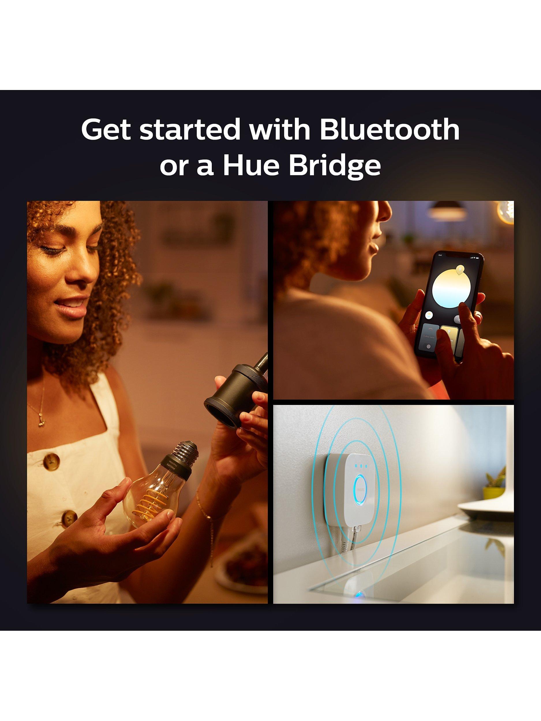 Philips Hue smart bulb white ambiance A60 E27 7W, imported from the UK