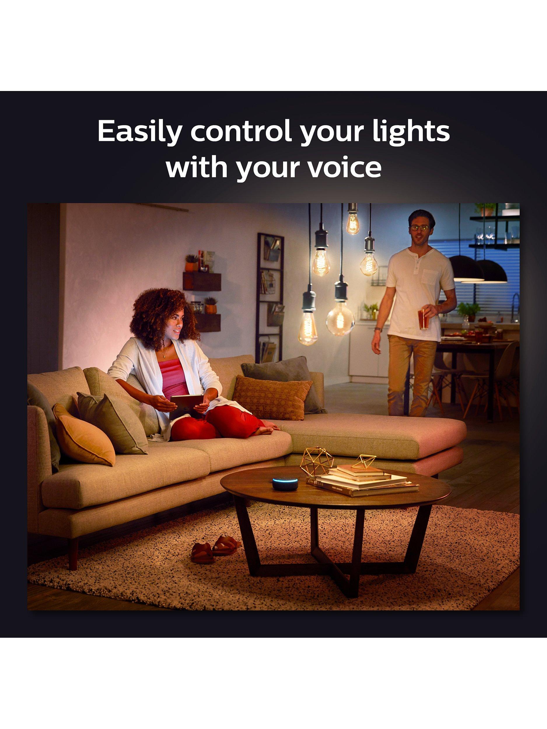 Philips Hue smart bulb white ambiance A60 E27 7W, imported from the UK