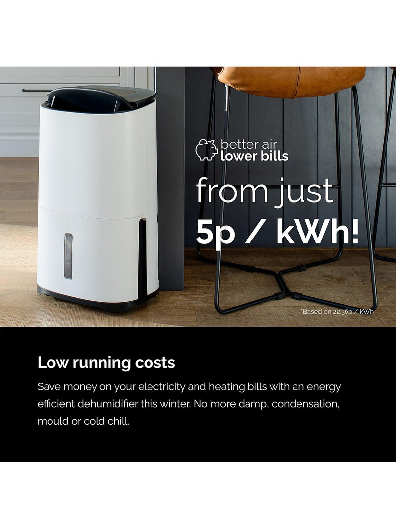 Meaco Arete Two 20L Dehumidifier and Air Purifier, imported from the UK