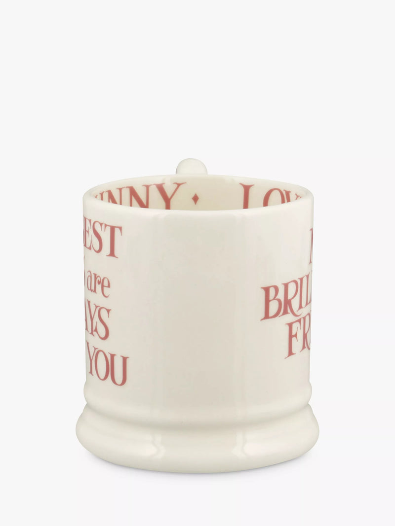 Emma Bridgewater Pink Toast mug 300ml, UK version