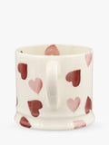 Emma Bridgewater pink hearts small mug 175ml - British product