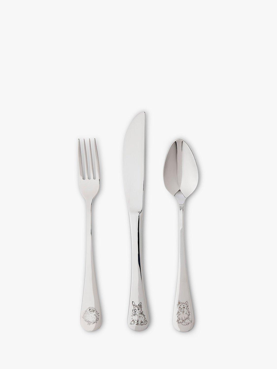 Wrendale Designs Little Wren kids cutlery set 3 piece (British brand)