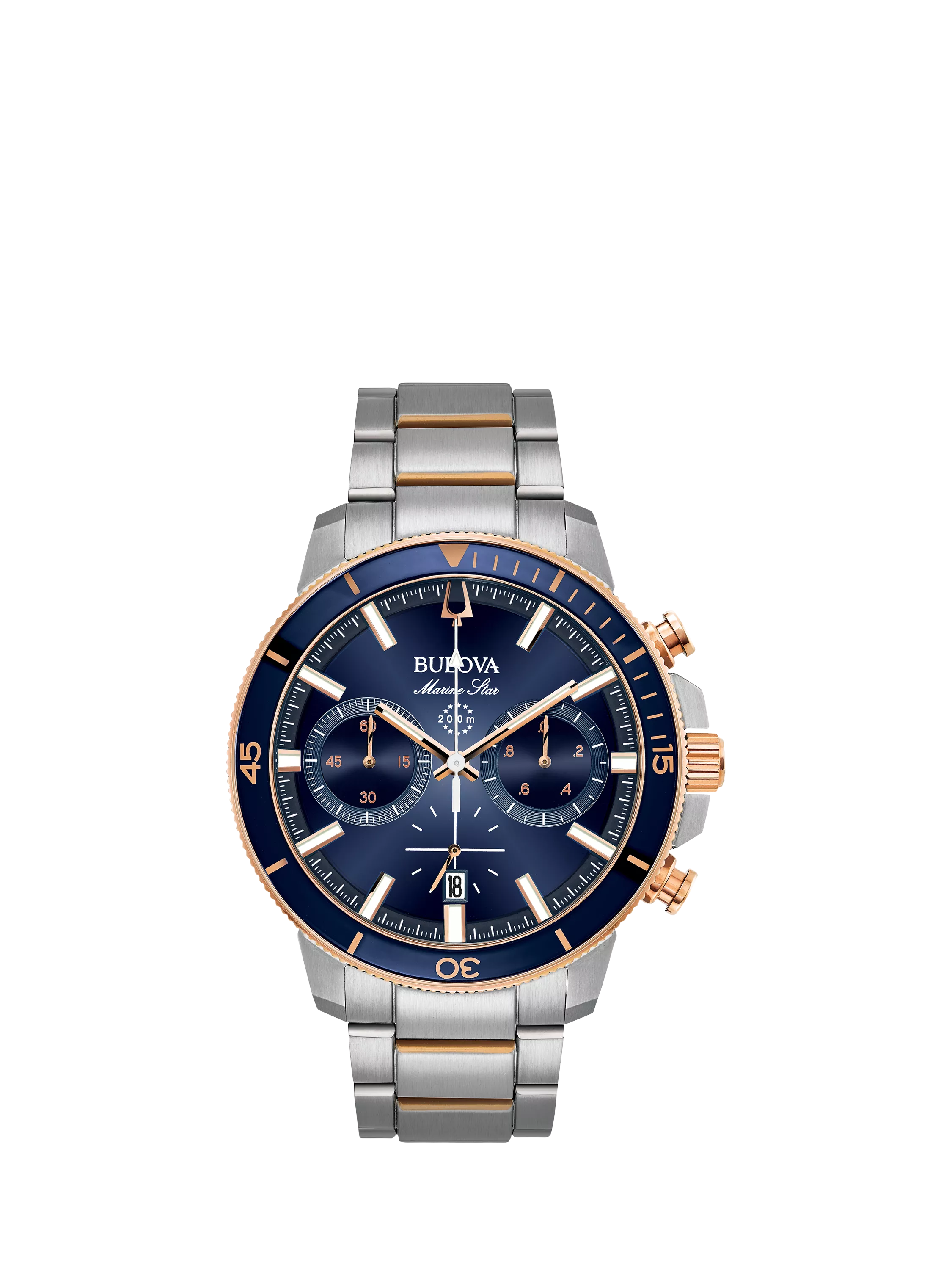 Bulova Marine Star chronograph watch 45mm, imported from the UK