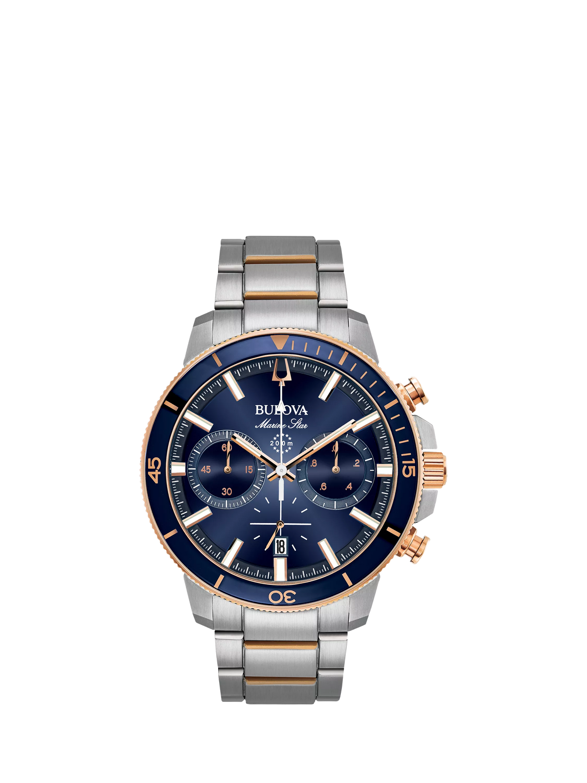 Bulova Marine Star chronograph watch 45mm, imported from the UK