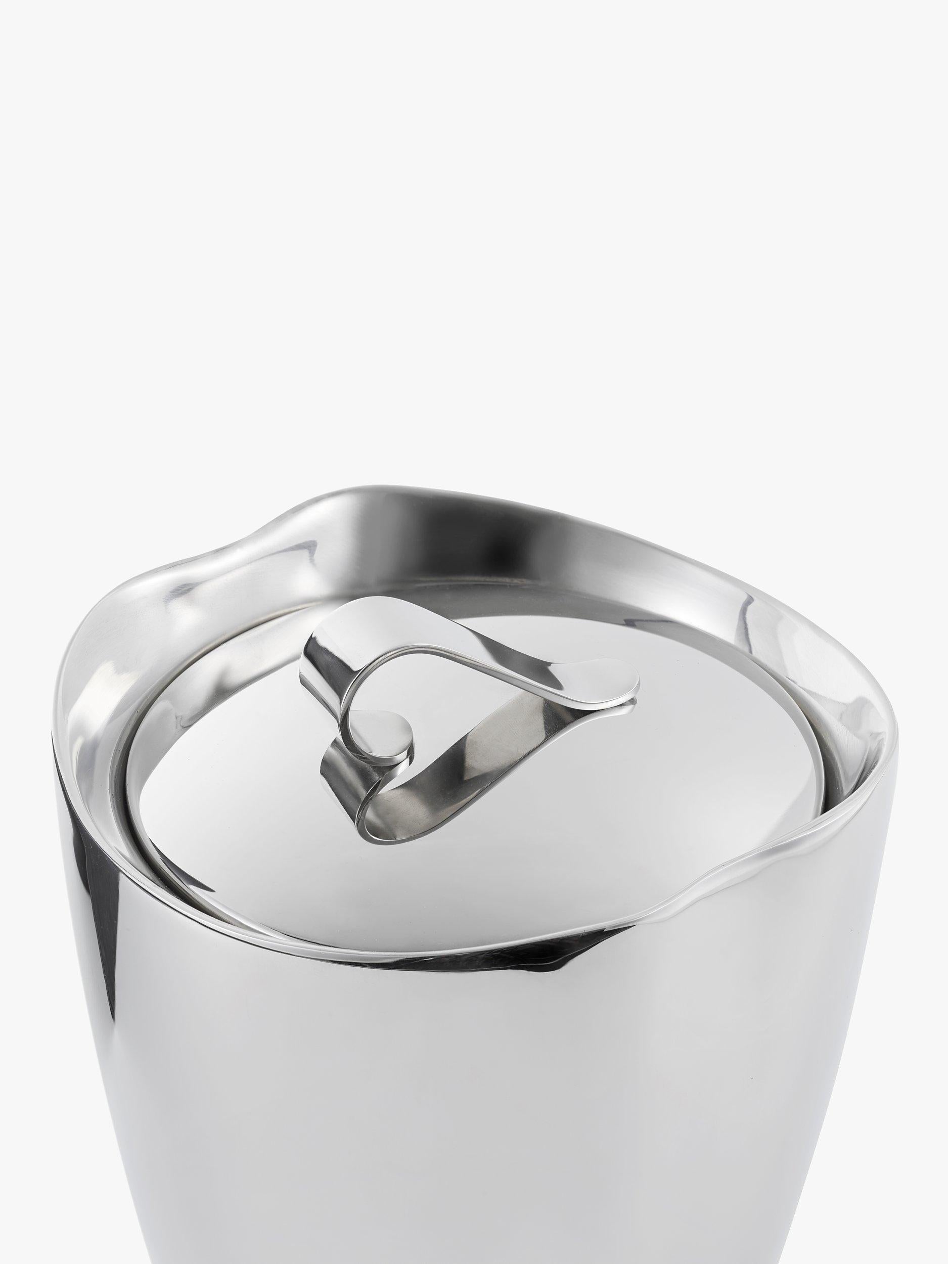 Robert Welch Drift stainless steel ice bucket 700ml, imported from the UK