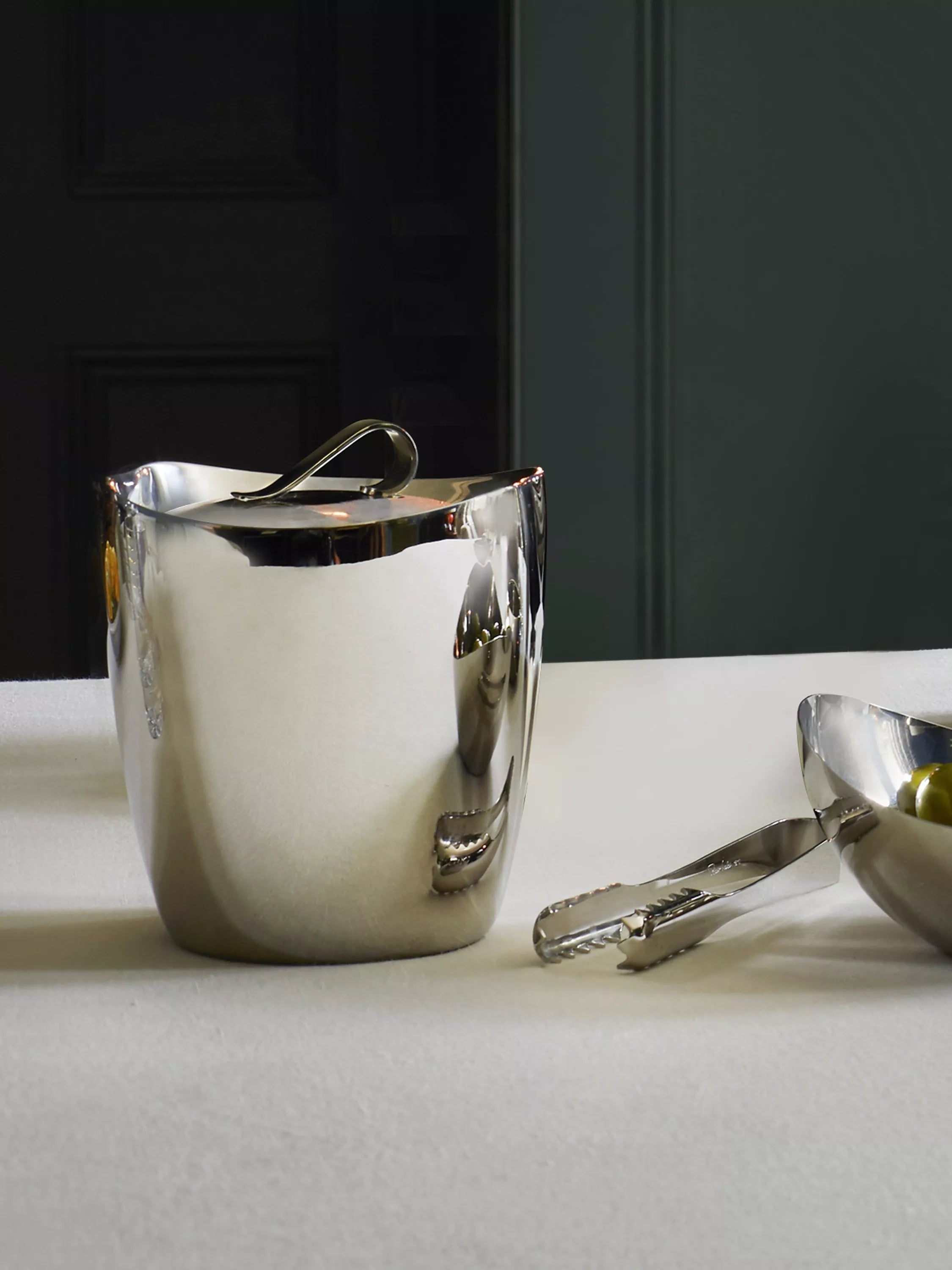 Robert Welch Drift stainless steel ice bucket 700ml, imported from the UK