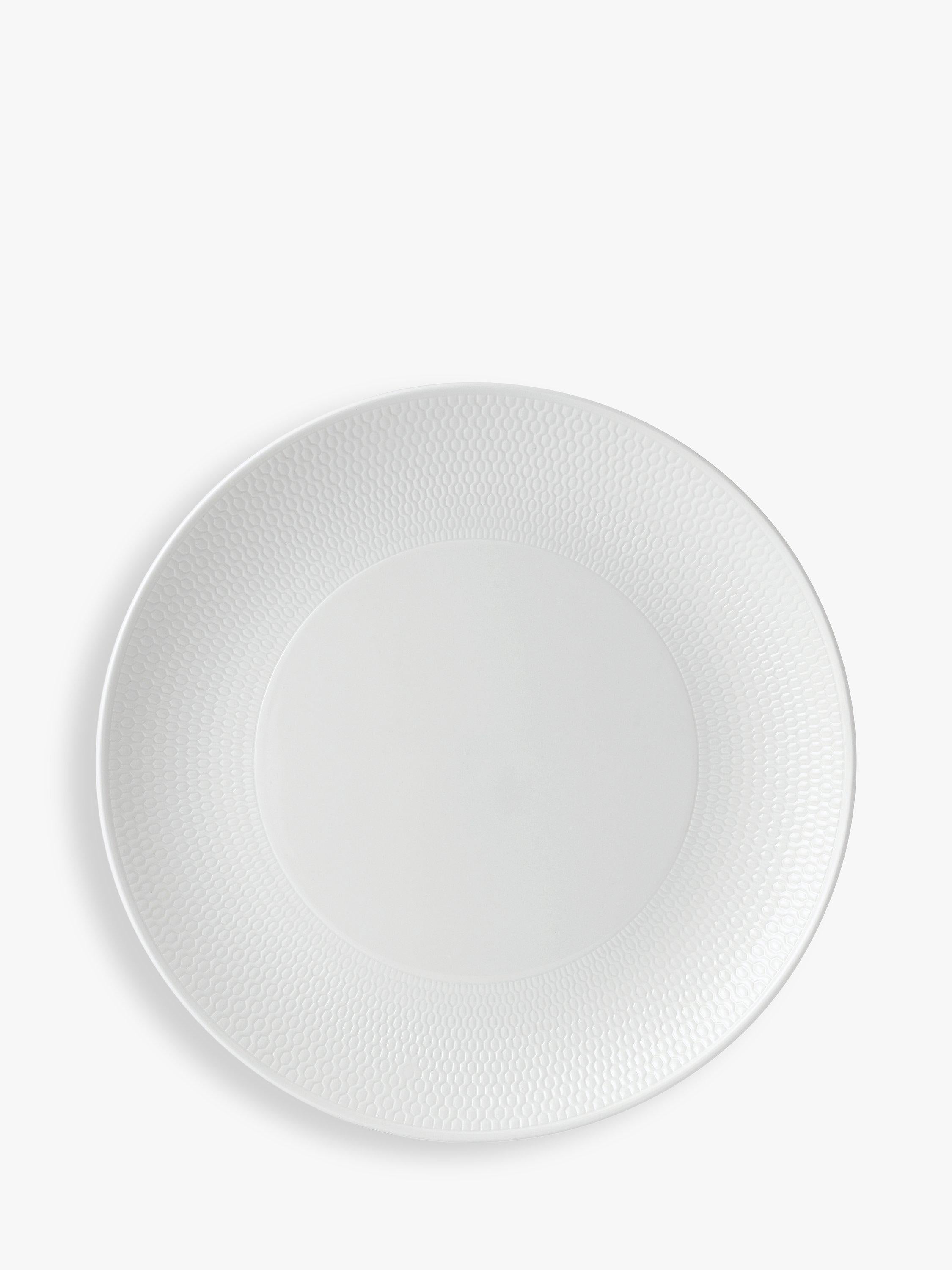 Wedgwood Gio white bone china dinnerware set 12-piece, UK version