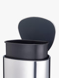 Joseph Joseph bathroom pedal bin steel/matt black 5L, UK version