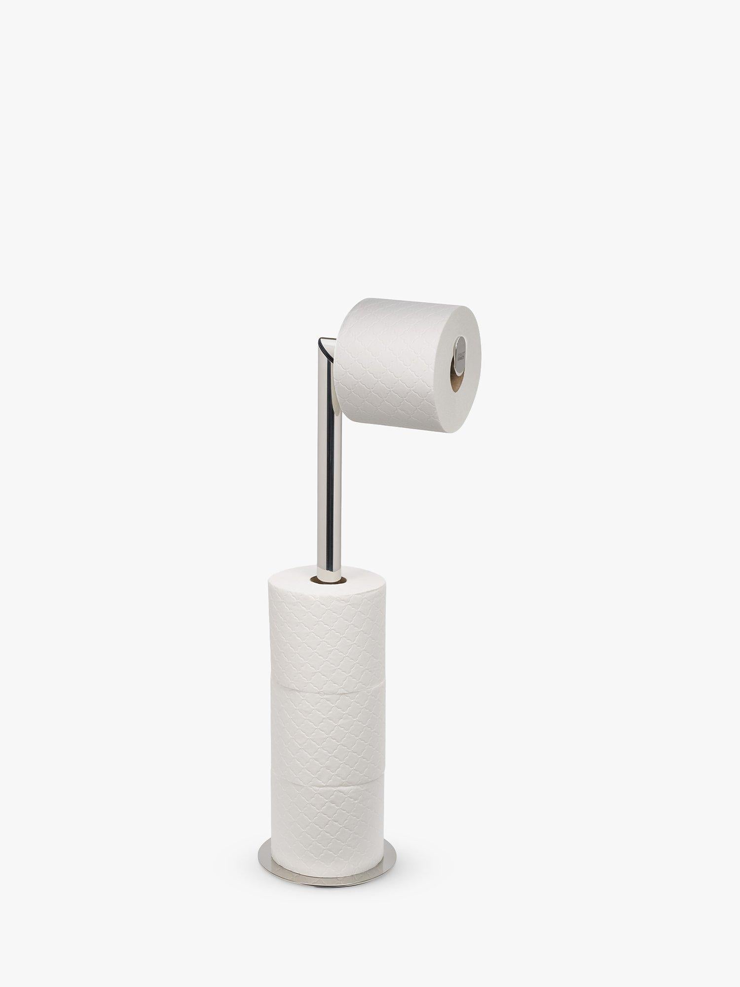 Joseph Joseph Luxe stainless steel toilet roll stand (British brand)