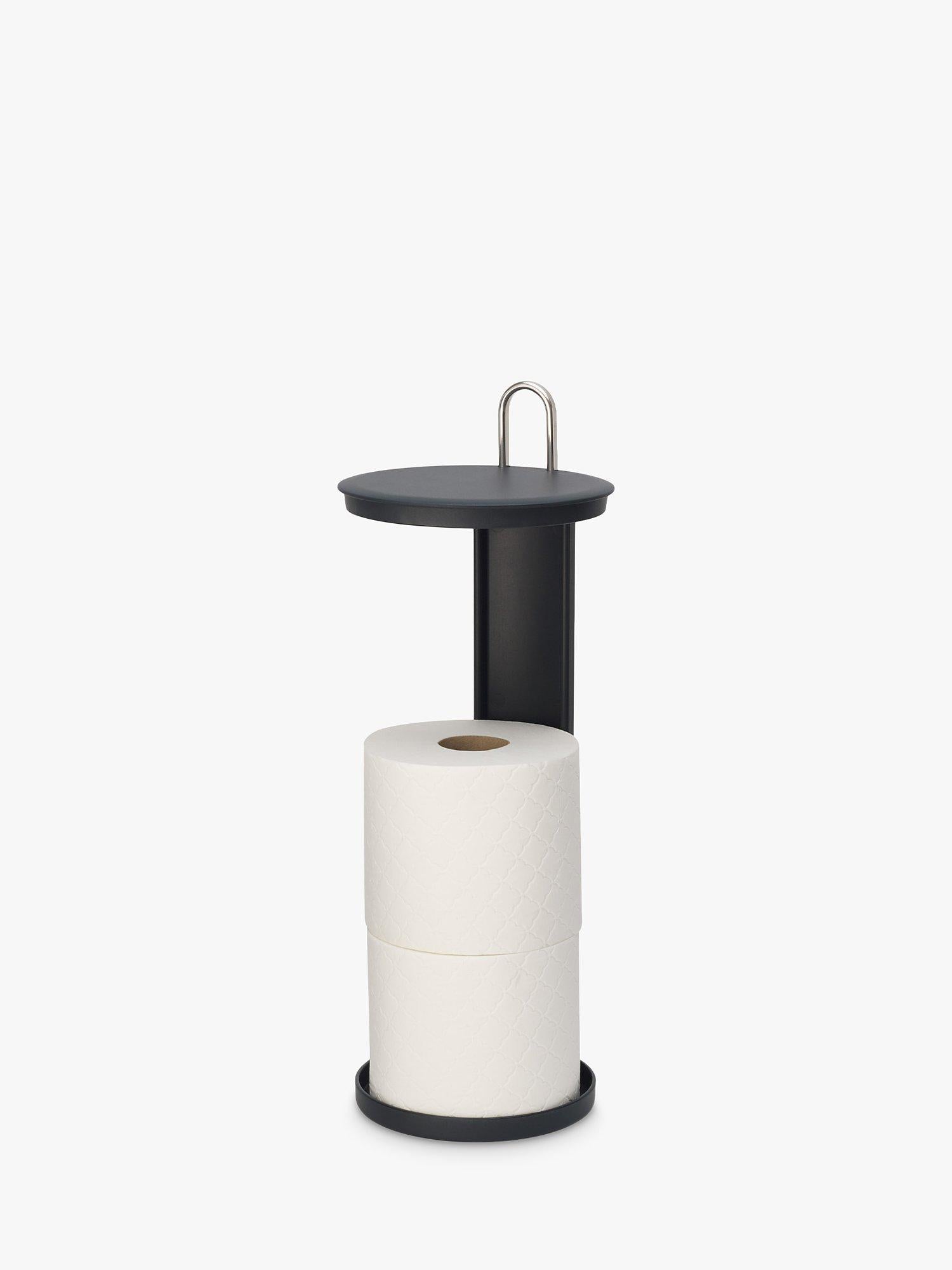 Joseph Joseph concealed toilet roll holder in stainless steel, UK version
