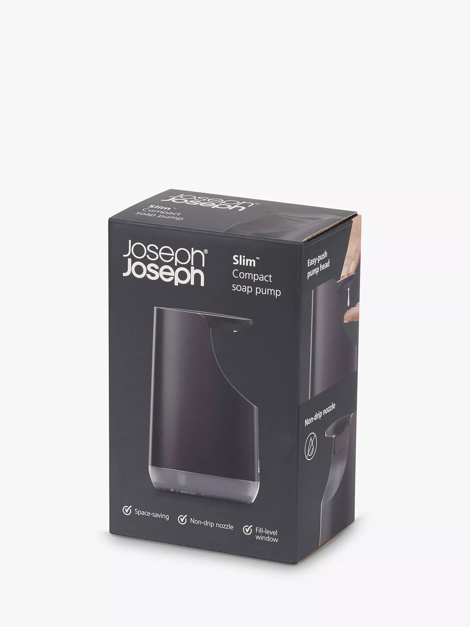 Joseph Joseph Easy Store slim soap pump 350ml, UK version