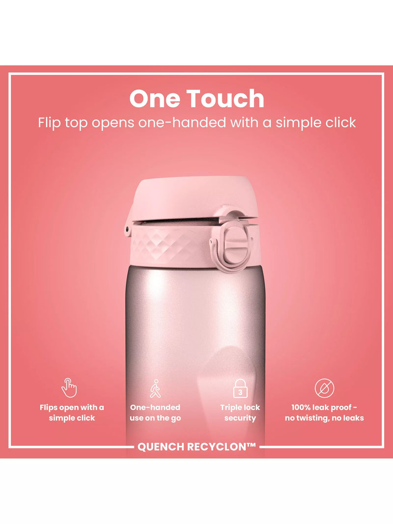 Ion8 Motivation Leak-Proof Recyclon Drinks Bottle 1L, UK version