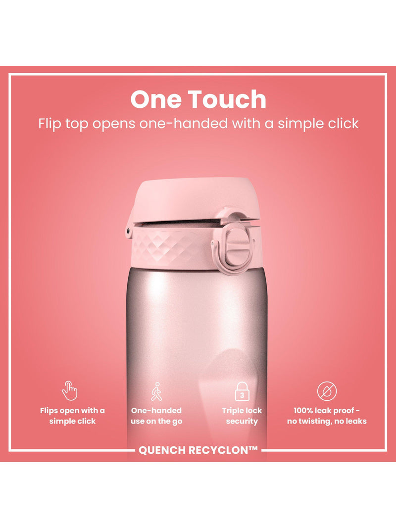 Ion8 Motivation Leak-Proof Recyclon Drinks Bottle 1L, UK version