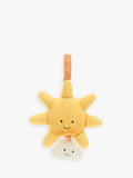 Jellycat Amuseable Sun musical pull soft toy 20cm, imported from the UK