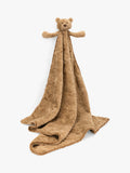 Jellycat Bartholomew Bear Blankie brown faux fur recycled fibres, UK version