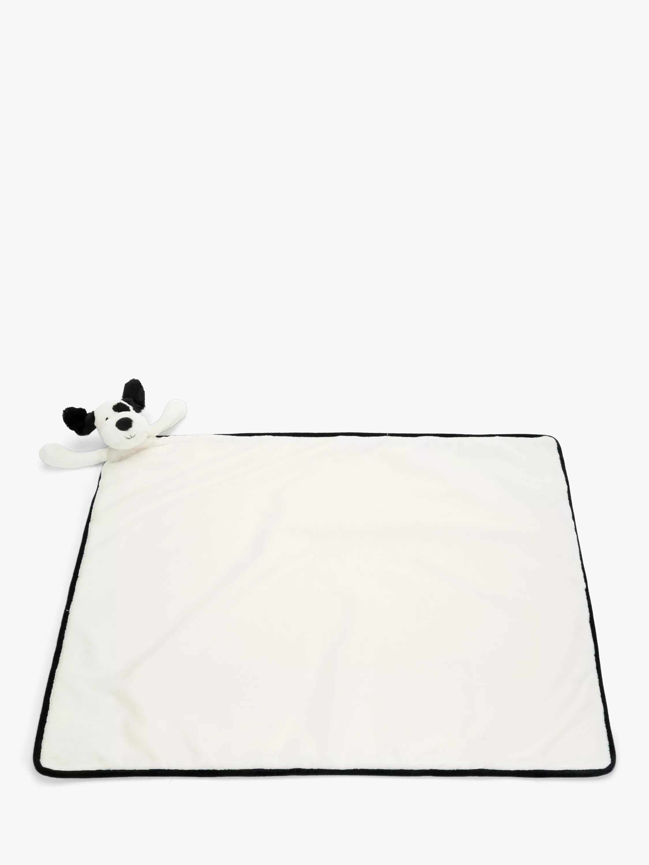 Jellycat Bashful Puppy blankie black cream, imported from the UK