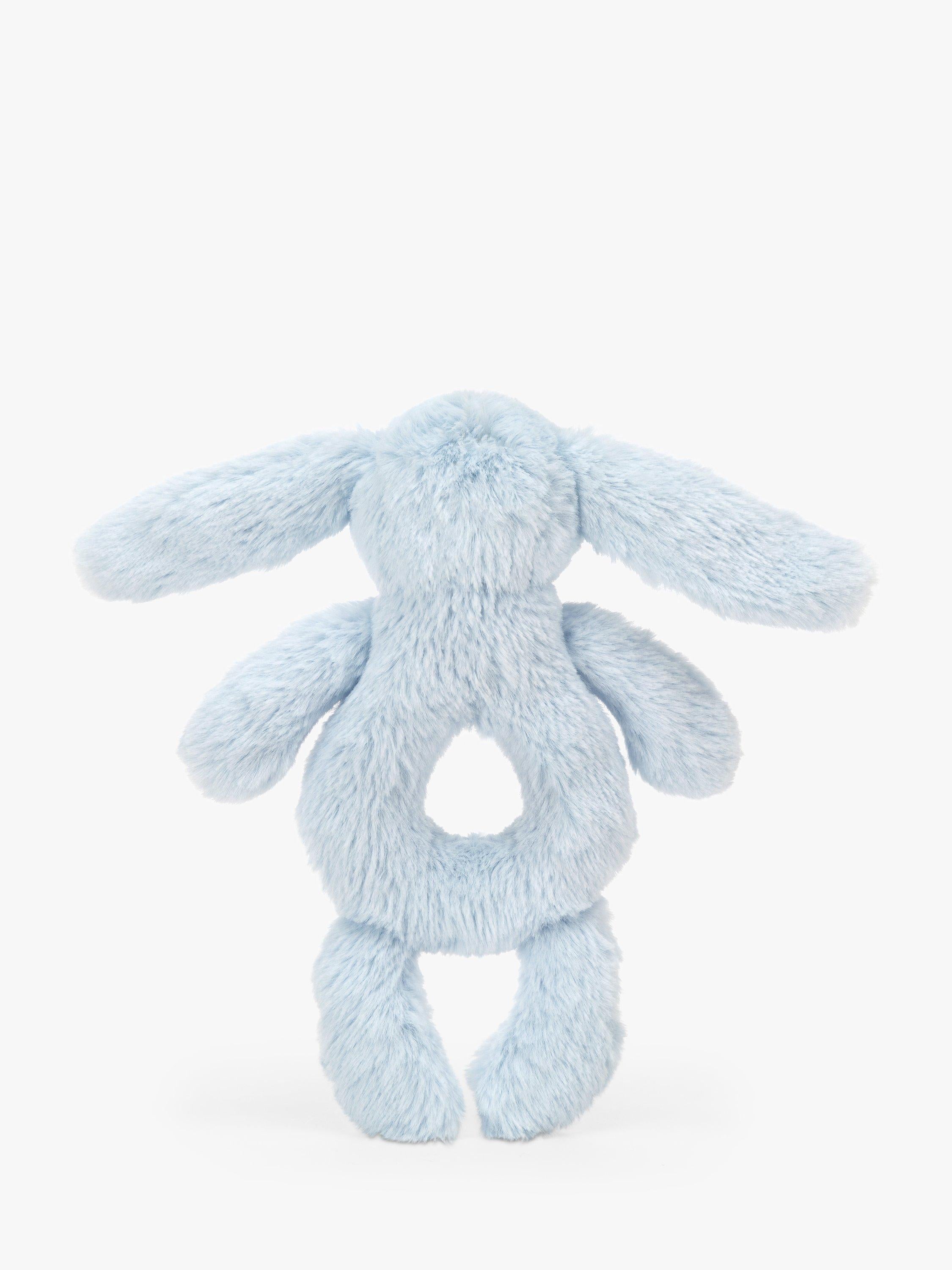 Jellycat Bashful Bunny Ring Rattle soft toy, UK version