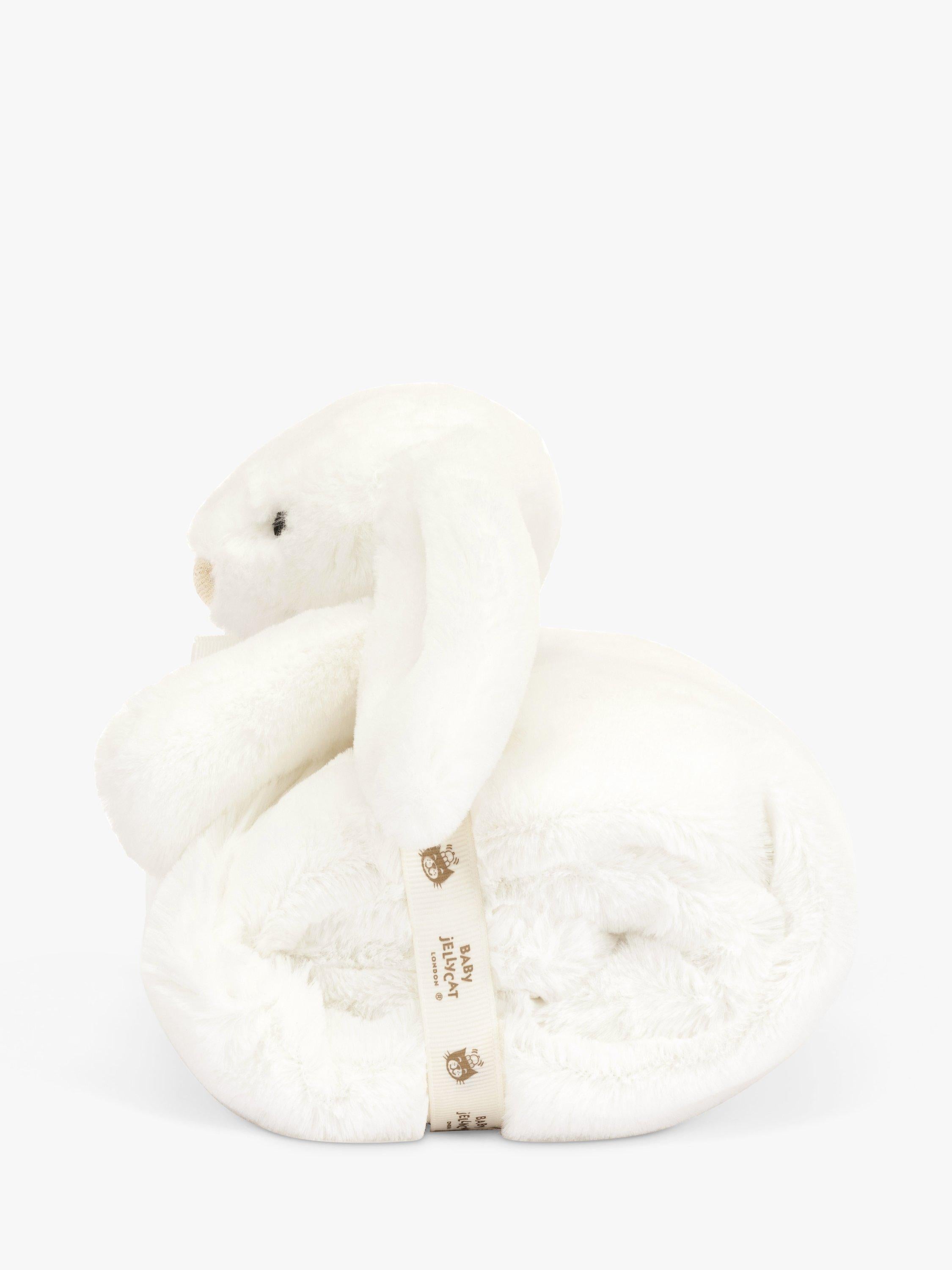 Jellycat Bashful Bunny Blankie white plush, imported from the UK