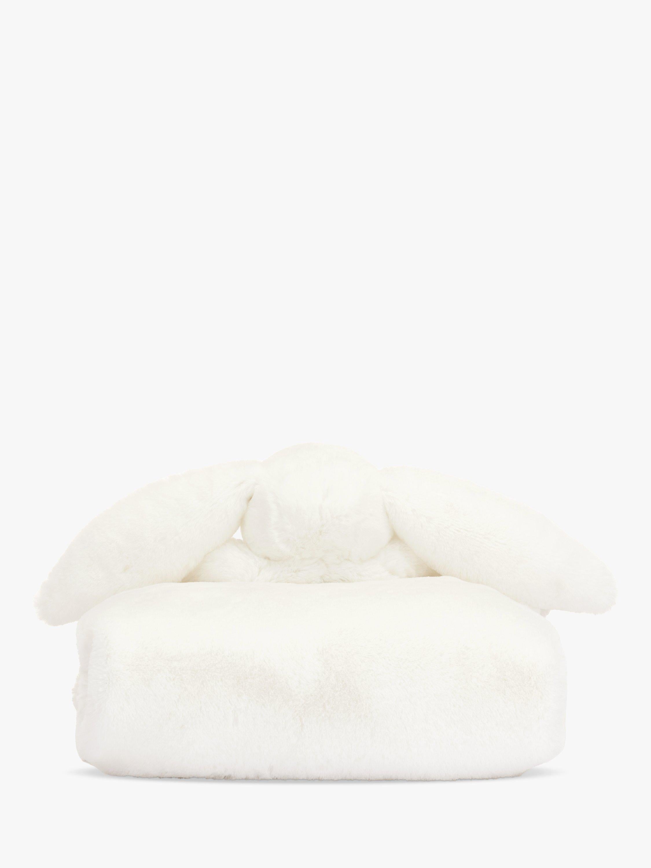 Jellycat Bashful Bunny Blankie white plush, imported from the UK