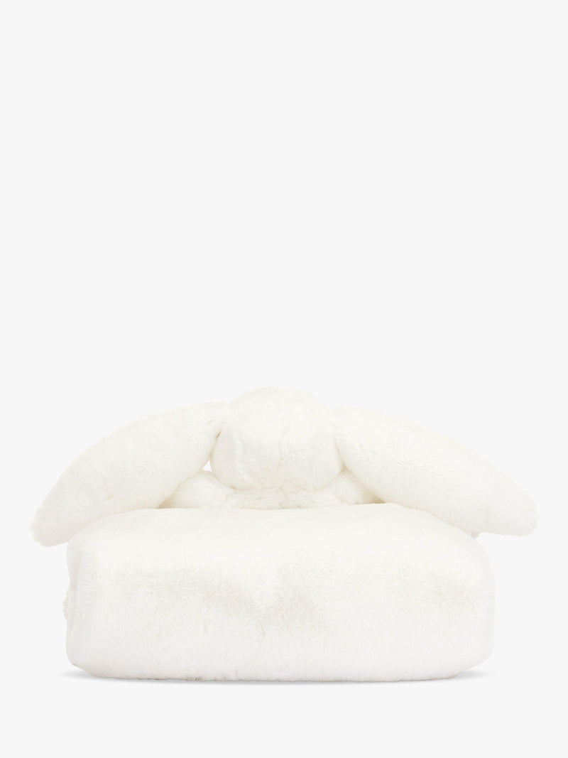 Jellycat Bashful Bunny Blankie white plush, imported from the UK