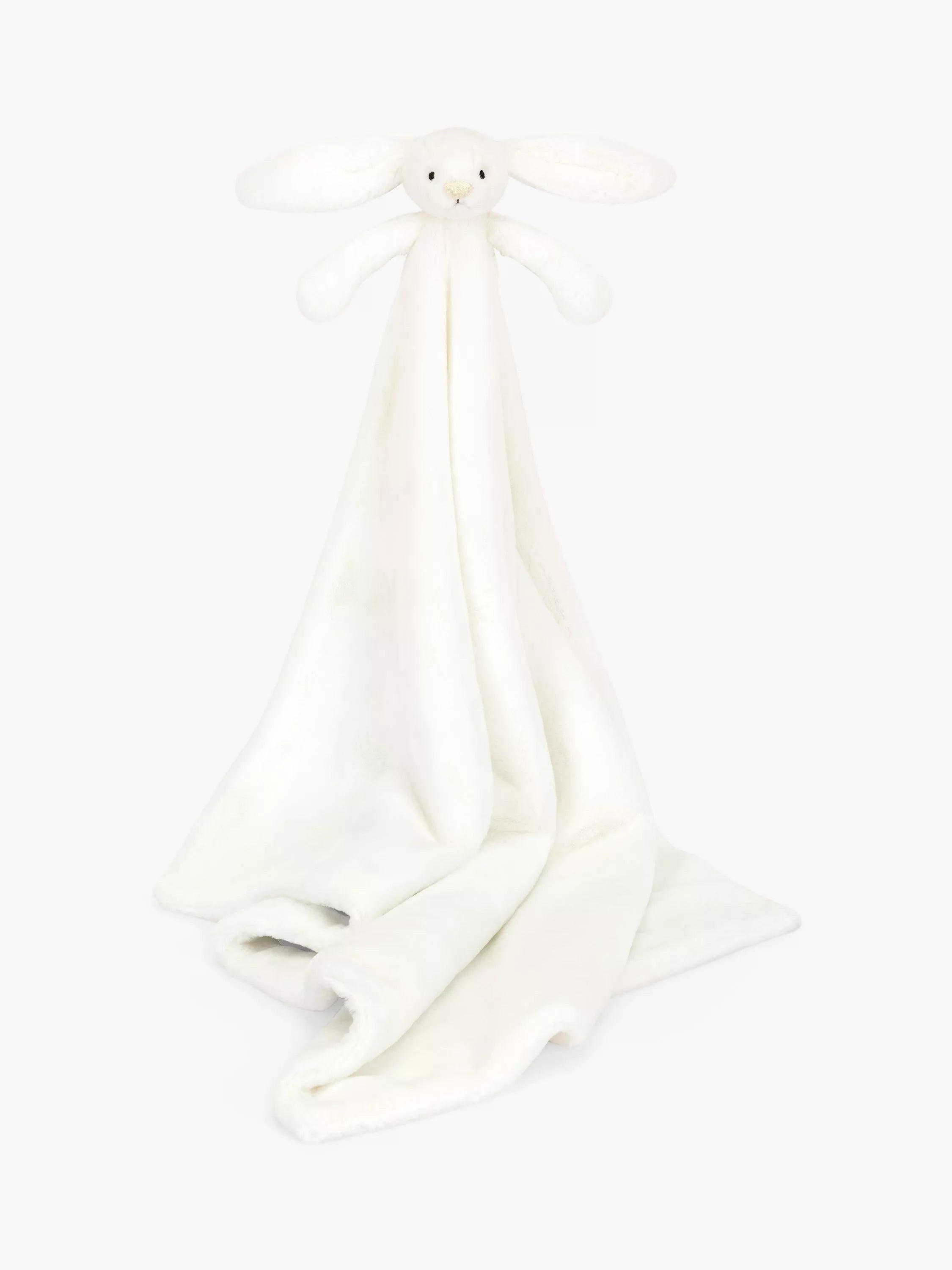 Jellycat Bashful Bunny Blankie white plush, imported from the UK