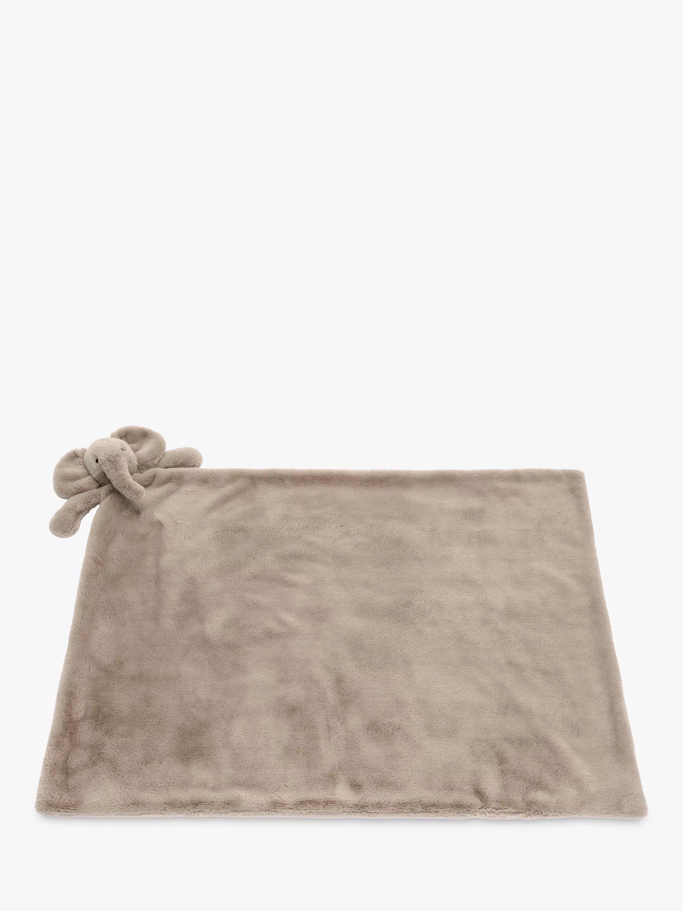 Jellycat Smudge Elephant Blankie in grey, UK version
