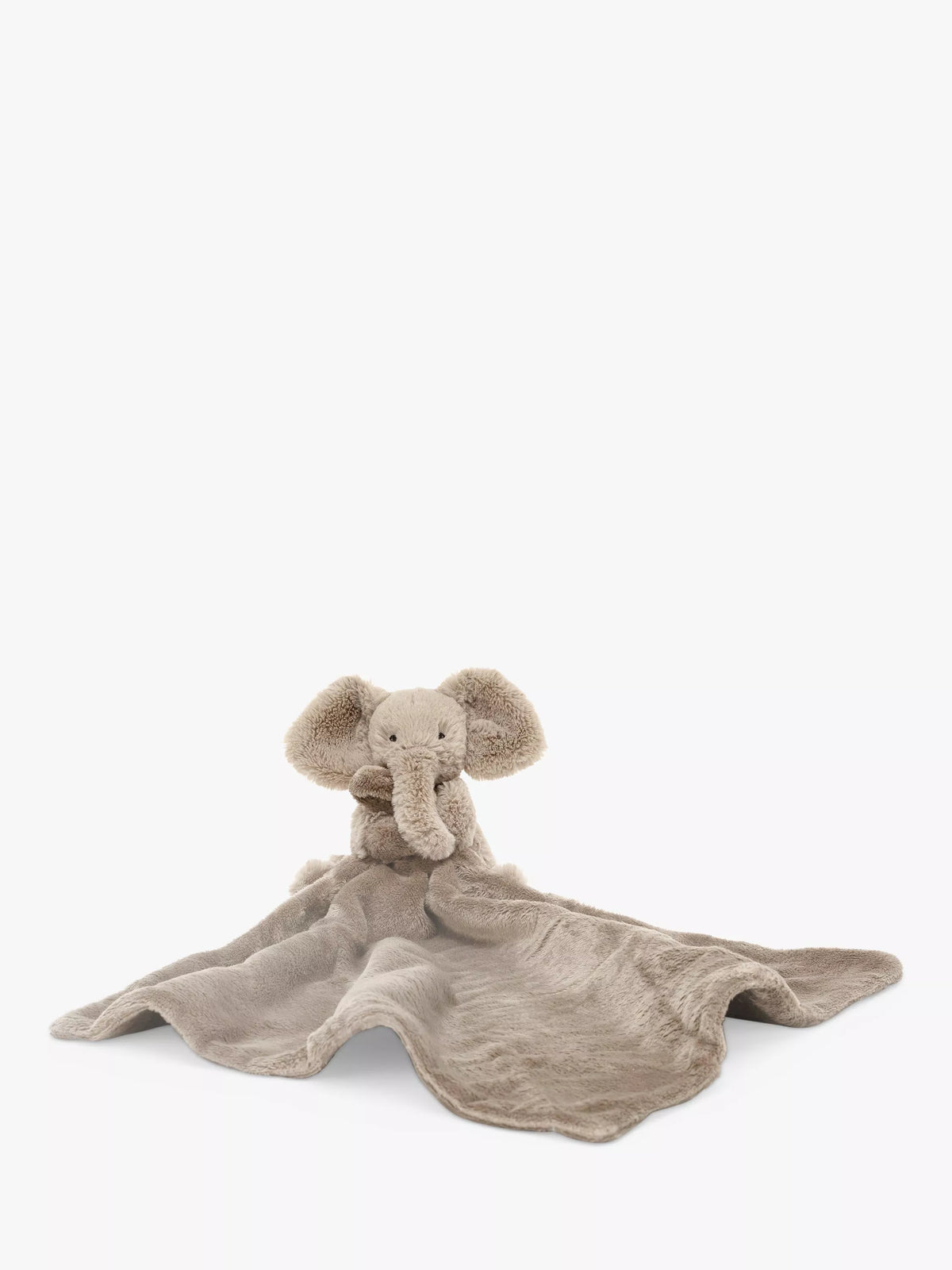 Jellycat Smudge Elephant soother in grey, imported from the UK