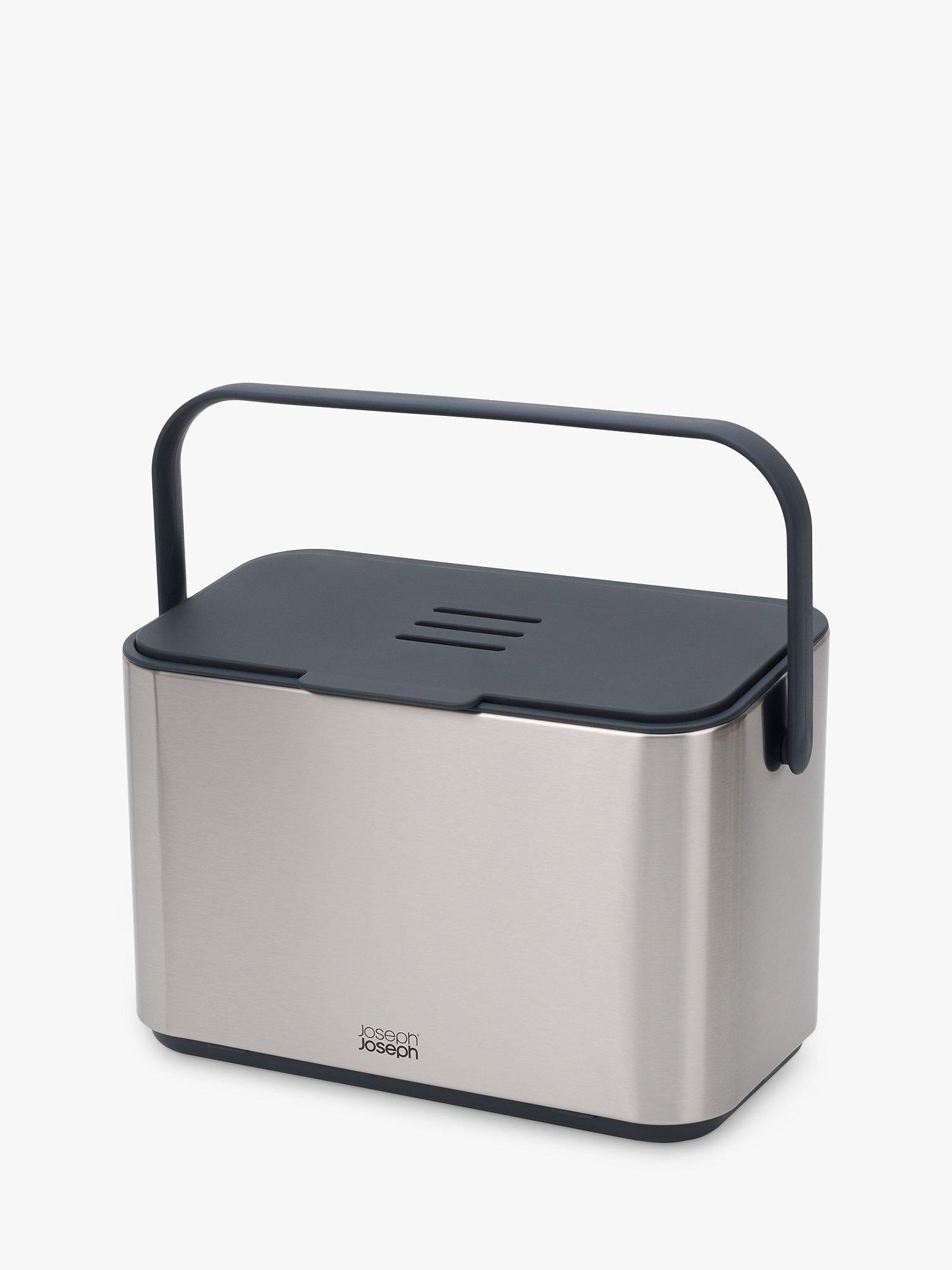 Joseph Joseph stainless steel food waste caddy 4L, UK version