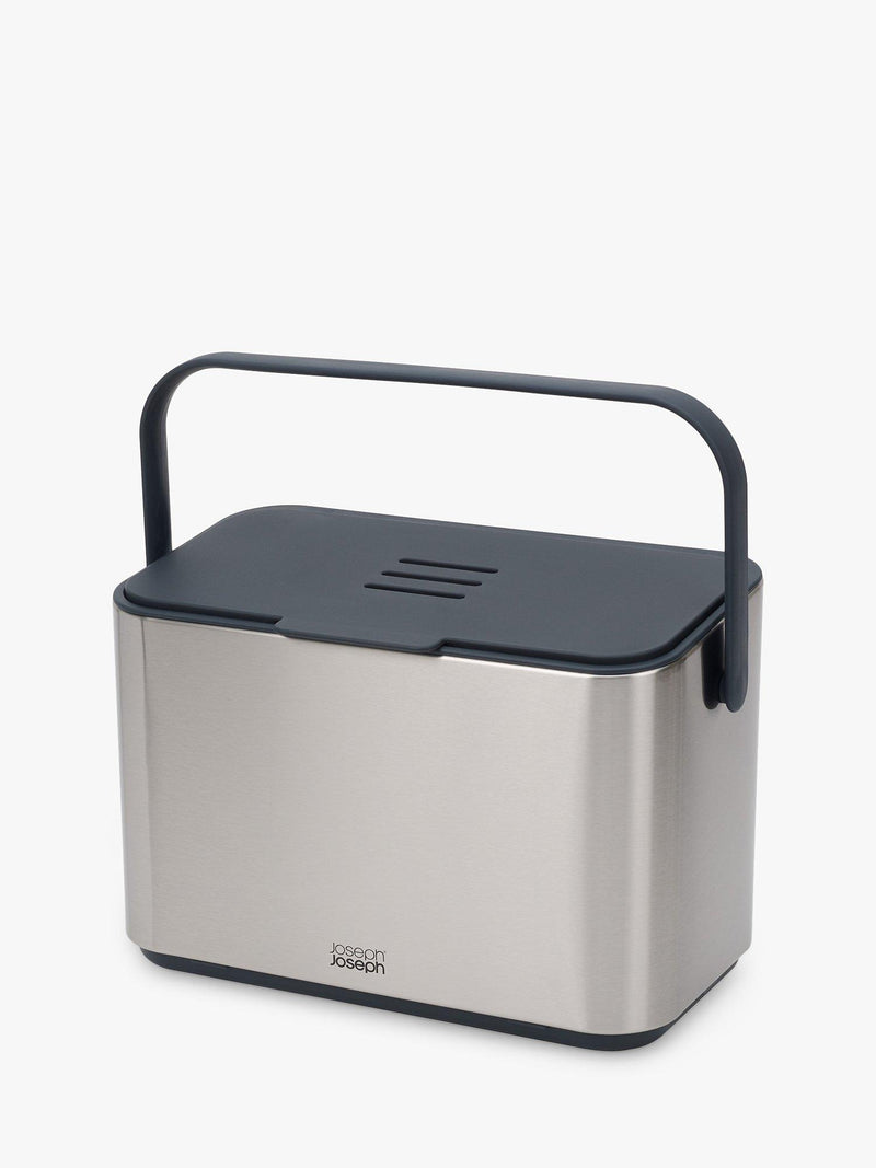Joseph Joseph stainless steel food waste caddy 4L, UK version