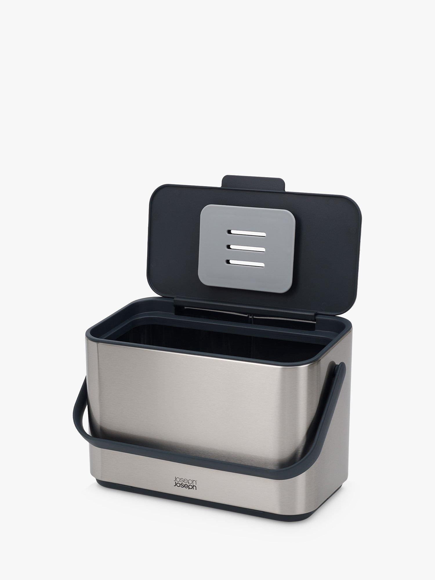 Joseph Joseph stainless steel food waste caddy 4L, UK version
