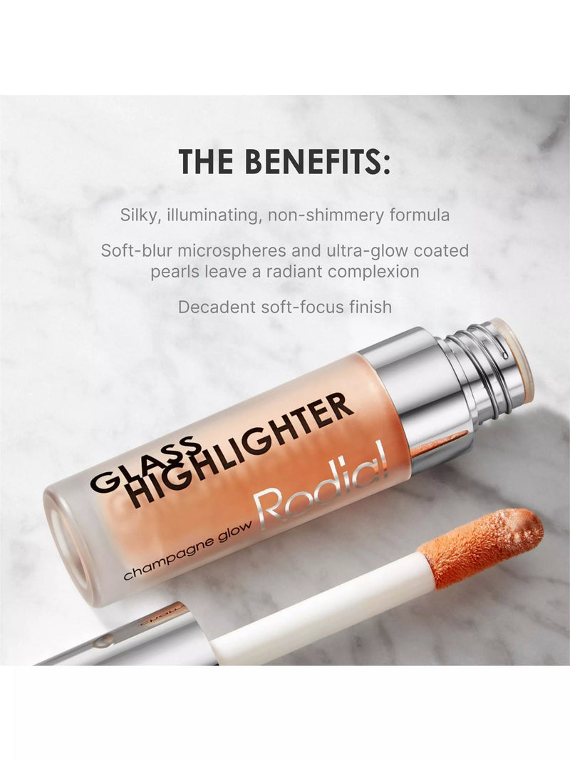 Rodial Glass Highlighter Champagne Glow liquid 4.5ml (British brand)