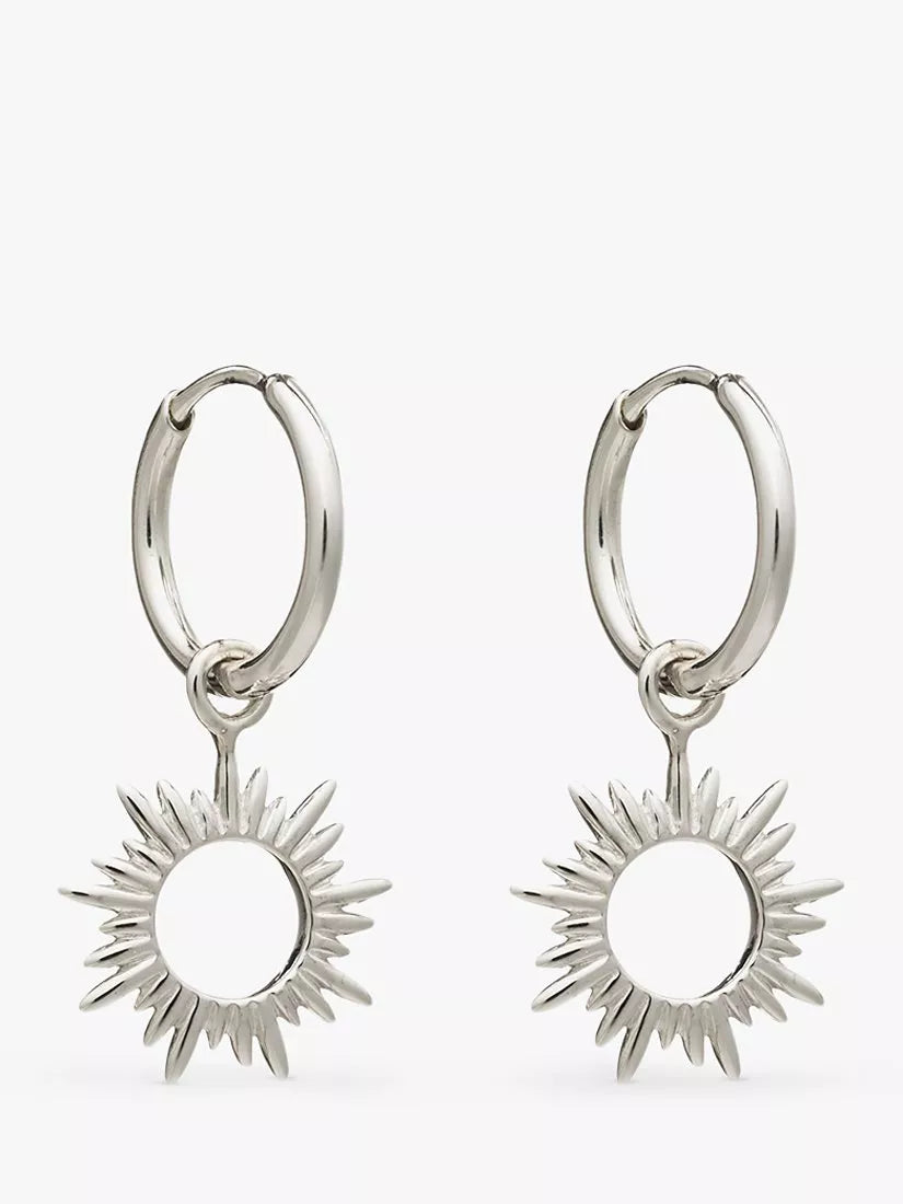 Rachel Jackson London Eternal Sun Mini Hoop Ohrringe