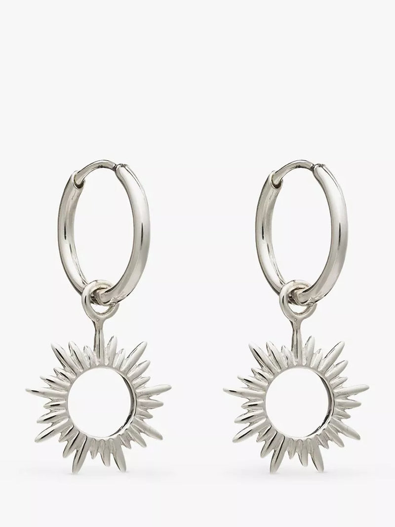 Rachel Jackson London Eternal Sun Mini Hoop Ohrringe