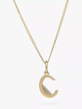 Rachel Jackson London Initial Necklace, Gold, C