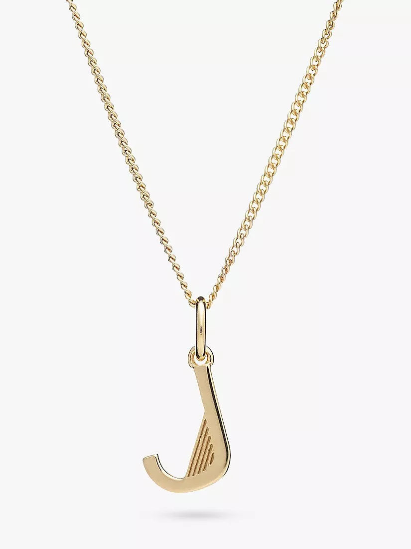 Rachel Jackson London Initial Anhänger Halskette Gold 46cm