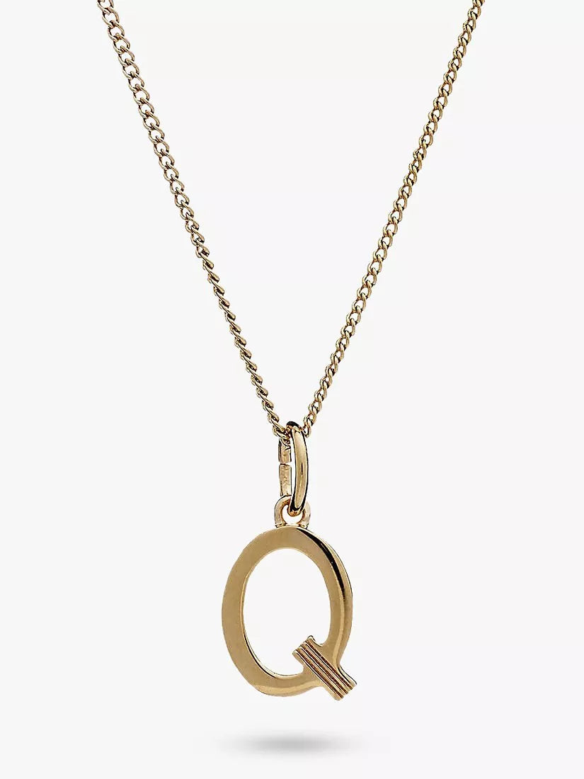 Rachel Jackson London Initial Anhänger Halskette Gold 46cm