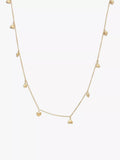 Rachel Jackson London gold plated deco hearts necklace, imported from the UK