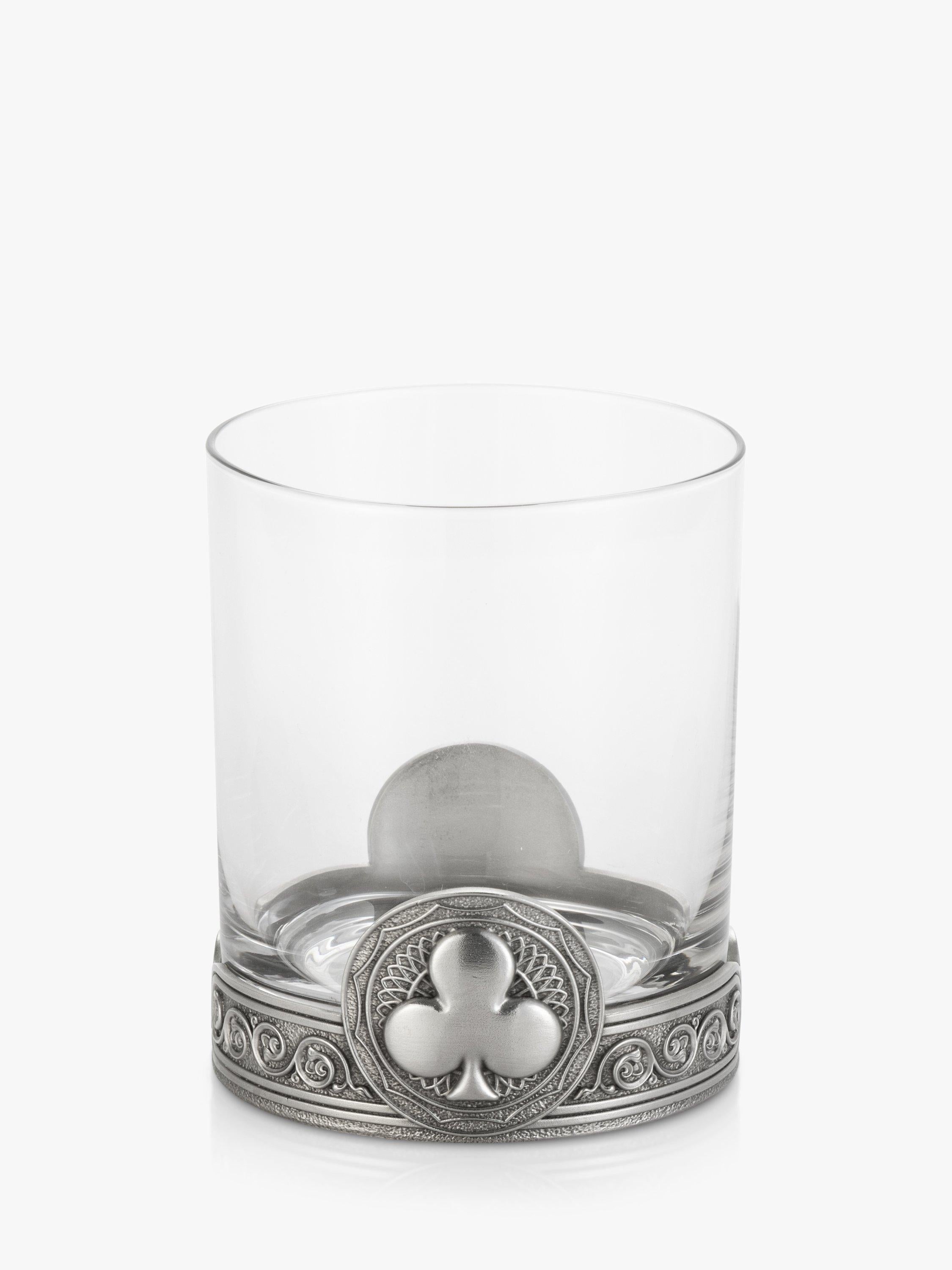 Royal Selangor Ace Clubs Becher 300ml Zinn Grau, importiert aus Großbritannien