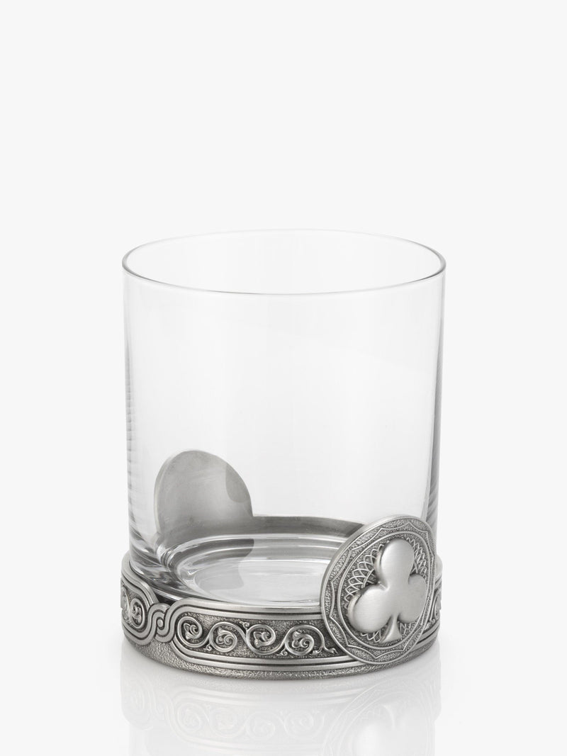Royal Selangor Ace Clubs tumbler 300ml pewter grey, imported from the UK