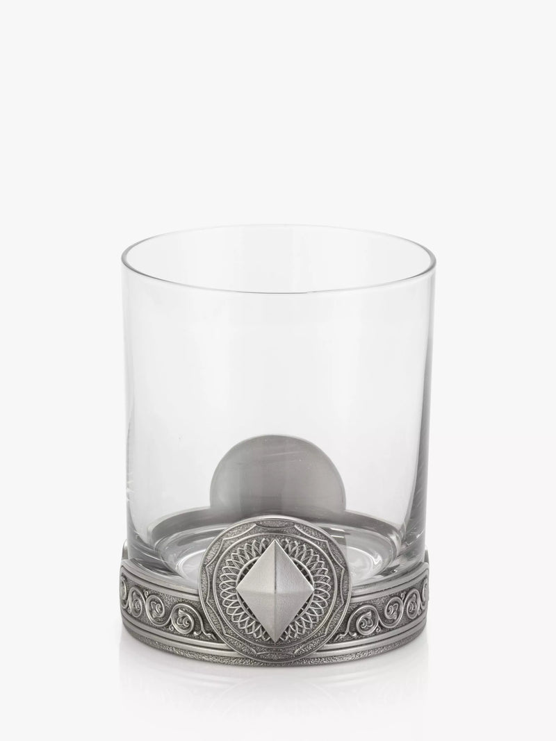 Royal Selangor Ace Diamonds glass tumbler 300ml, UK version