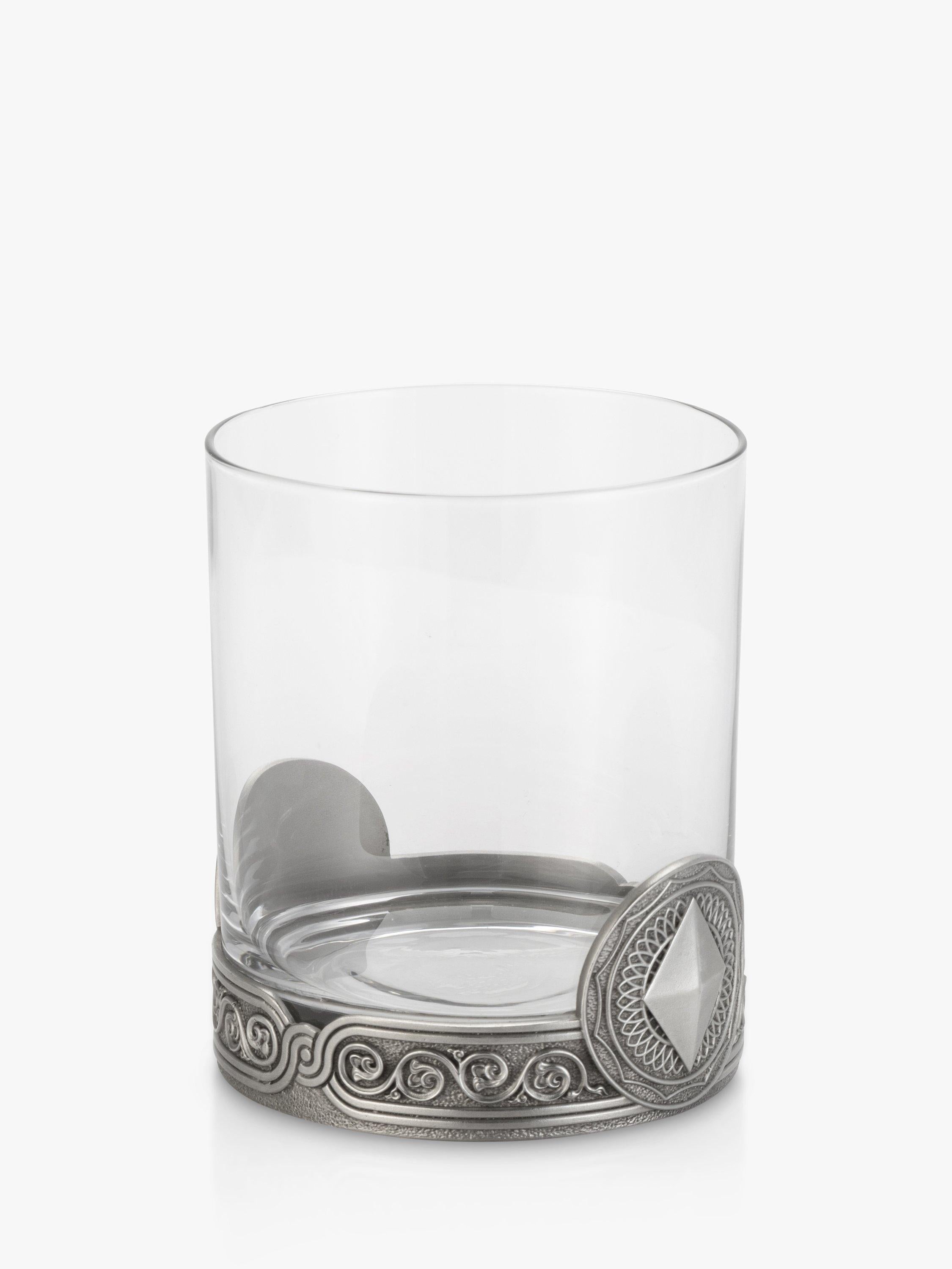 Royal Selangor Ace Diamonds glass tumbler 300ml, UK version