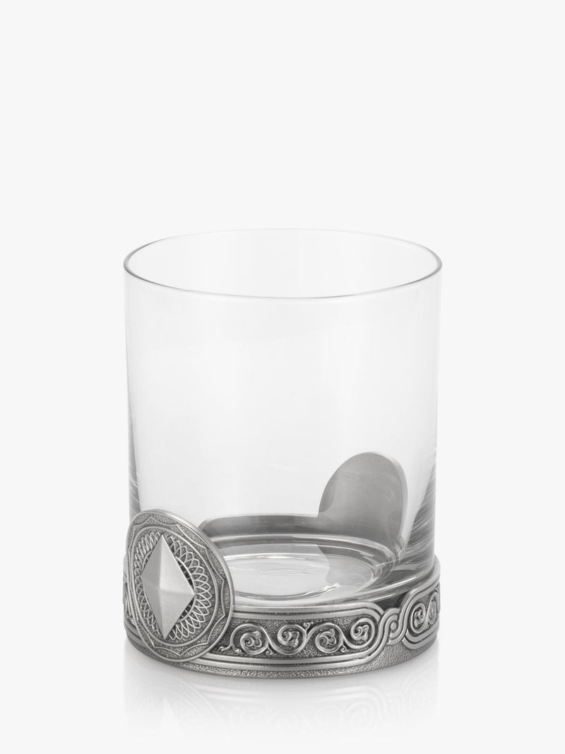 Royal Selangor Ace Diamonds glass tumbler 300ml, UK version