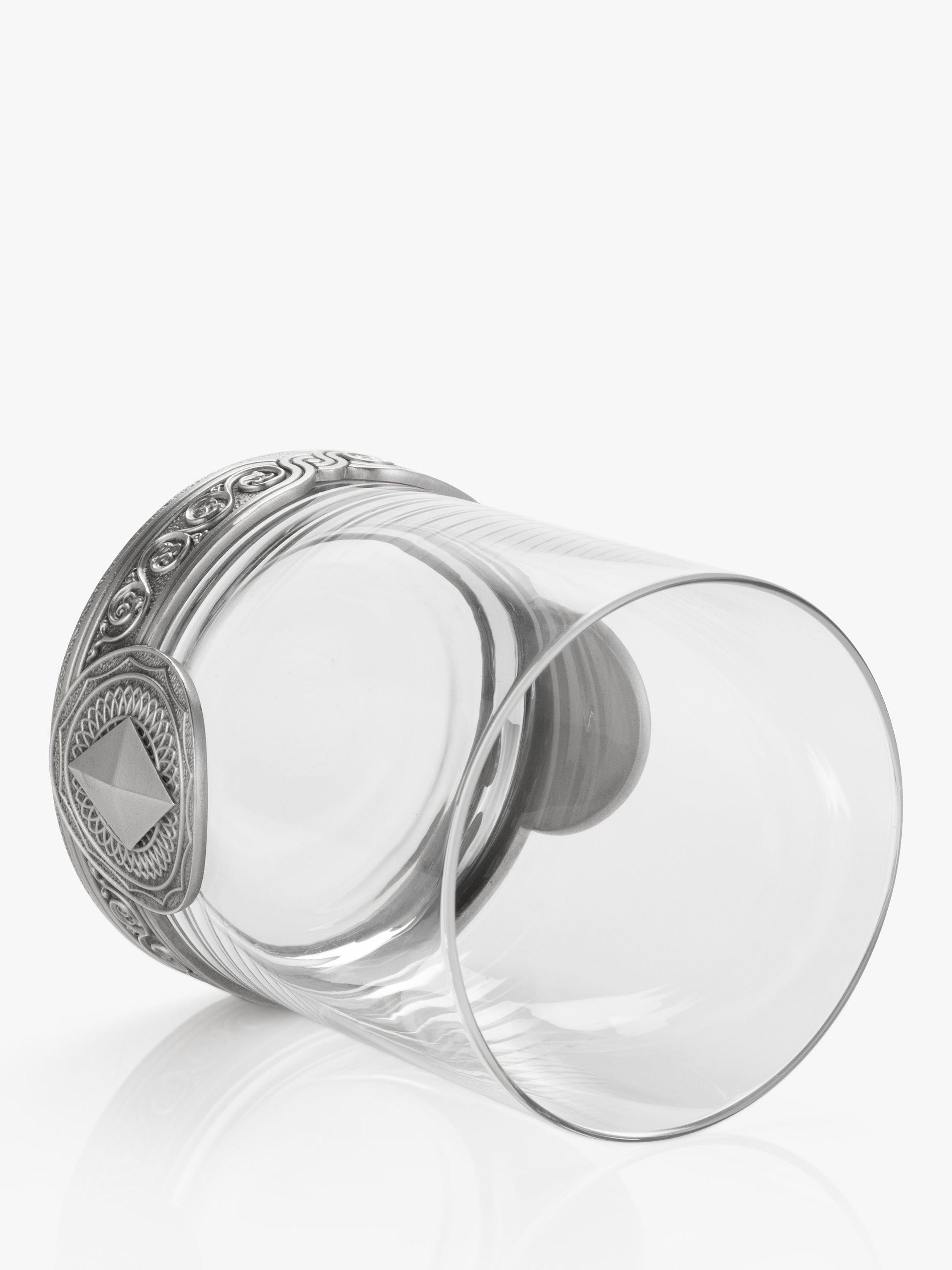 Royal Selangor Ace Diamonds glass tumbler 300ml, UK version