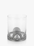 Royal Selangor glass tumbler 300ml with pewter base - British product