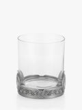 Royal Selangor glass tumbler 300ml with pewter base - British product