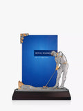 Royal Selangor Golfer Photo Frame, 4 x 6" (10 x 15cm), Pewter Grey